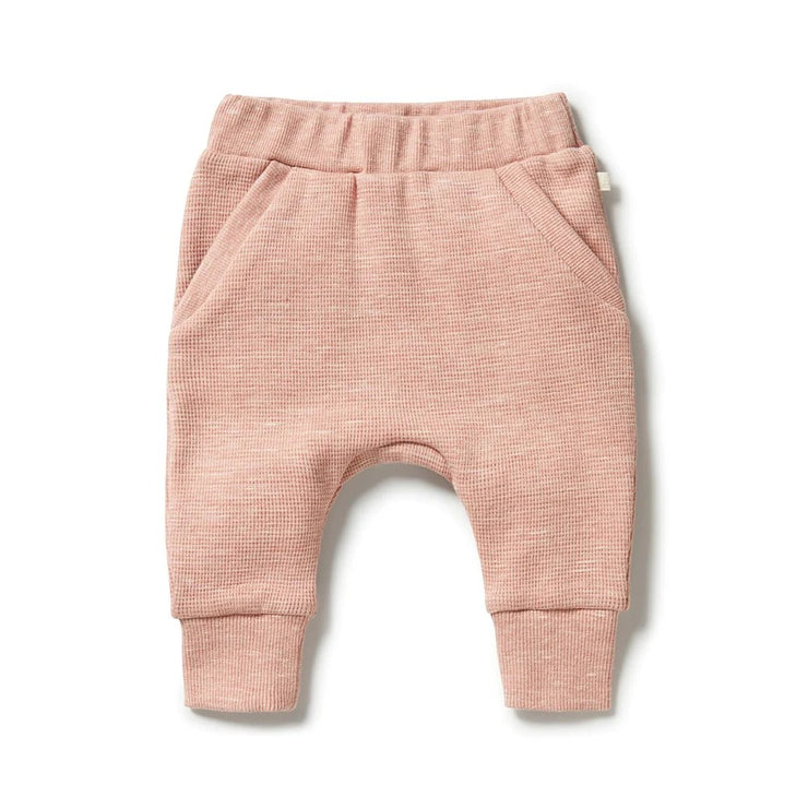 Organic Waffle Slouch Pant - Peach Was $49.90 NOW