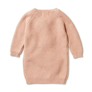 Knitted Cable Dress - Rose Was $95 Now