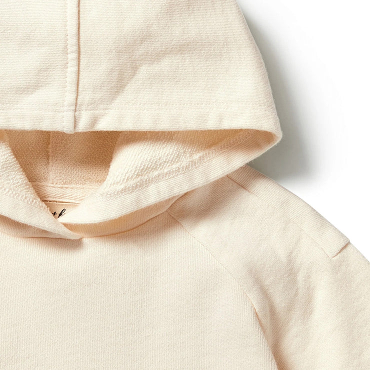 Organic Terry Hooded Sweat - Eggnog Was $45 Now