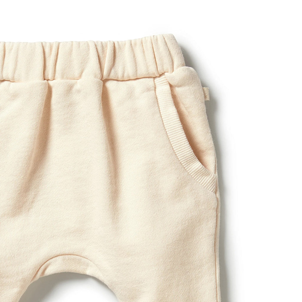 Organic Terry Slouch Pant - Eggnog Last Sizes Was $50 Now