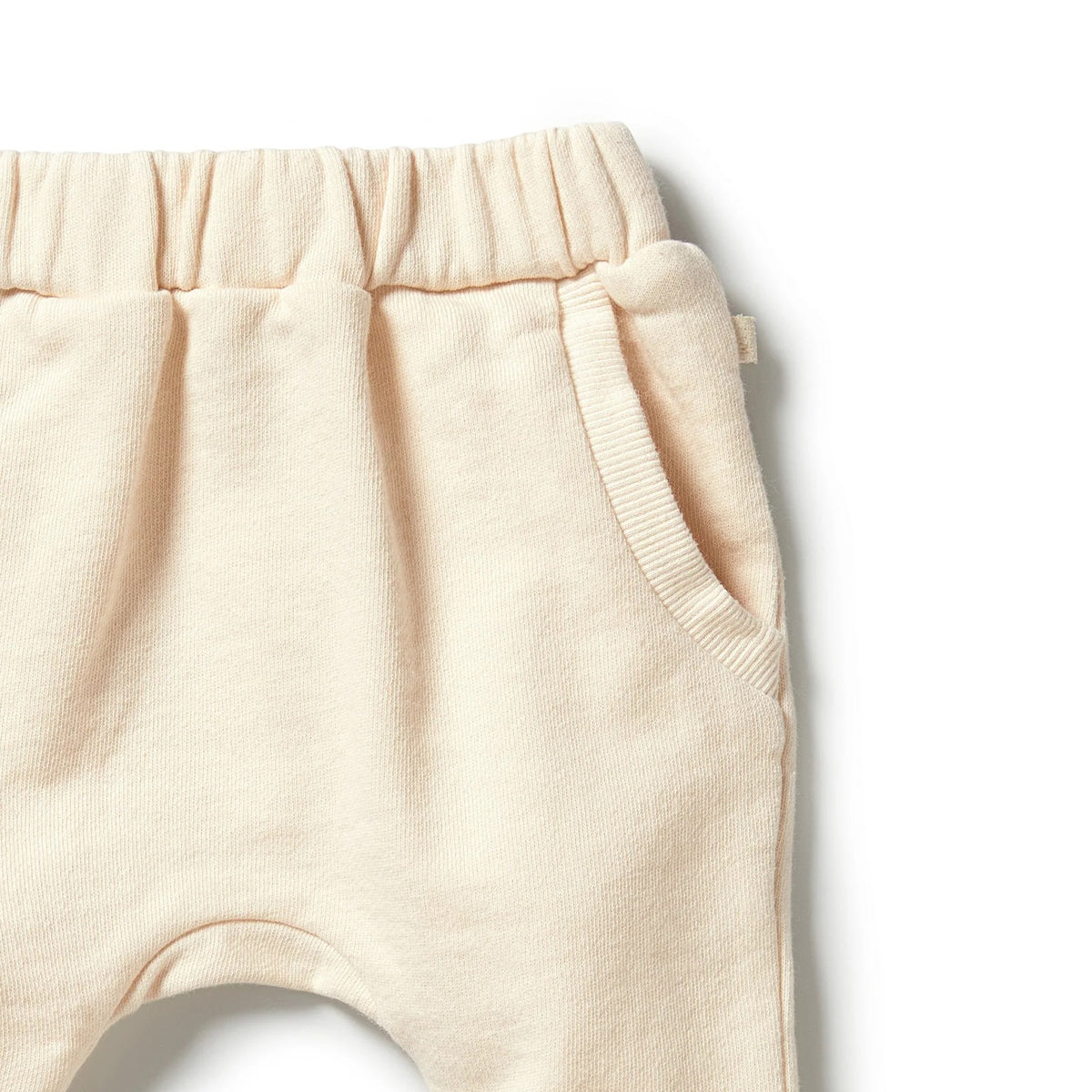Organic Terry Slouch Pant - Eggnog Last Sizes Was $50 Now