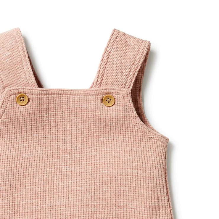Organic Waffle Overall - Peach  Was $55.90 NOW