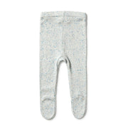 Knitted Leggings with Feet - Bluestone Fleck Was $49.90 NOW