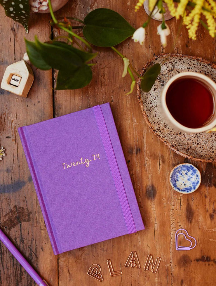 Luxury Pocket Planner - Lavender