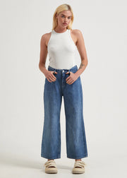 Kendall Hemp Denim Relaxed Fit Jean - Authentic Blue Last Pair Was $179 Now