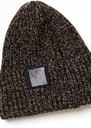 Solace Unisex Organic Knitted Beanie - Coffee Were $65 Now