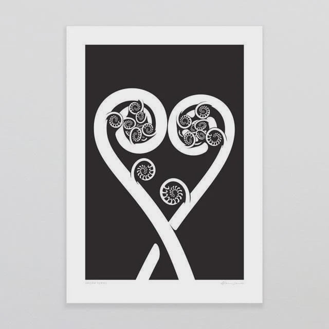 Glenn Jones Print - Aroha Ferns