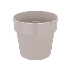 Recycled Plastic Planter Pot - Warm Grey