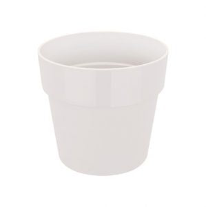 Recycled Plastic Planter Pot - Classic White