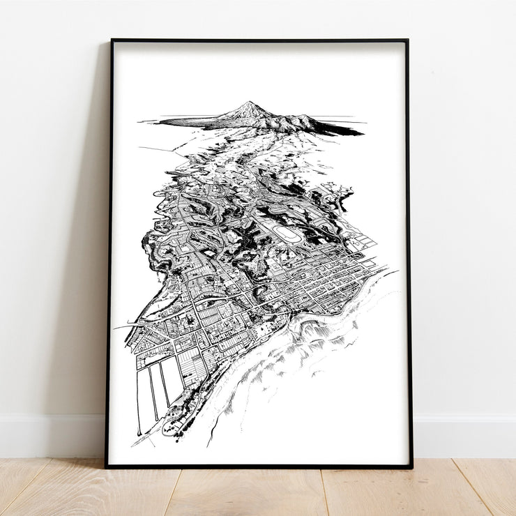 NZ Hometown Prints - New Plymouth