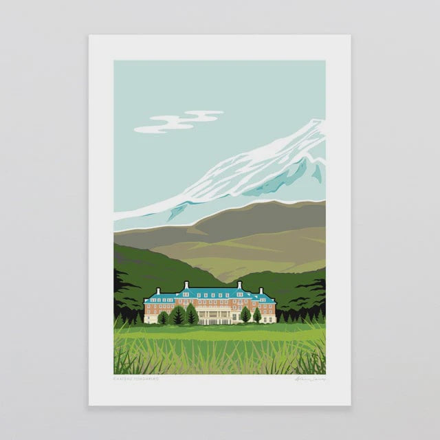 Glenn Jones Print - Chateau Tongariro
