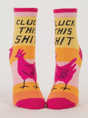 Womens Ankle Socks - Cluck This
