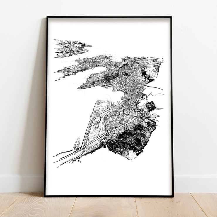 NZ Hometown Prints - Wellington