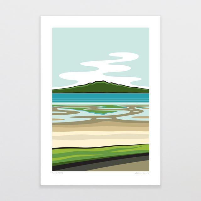 Glenn Jones Print - Rangitoto