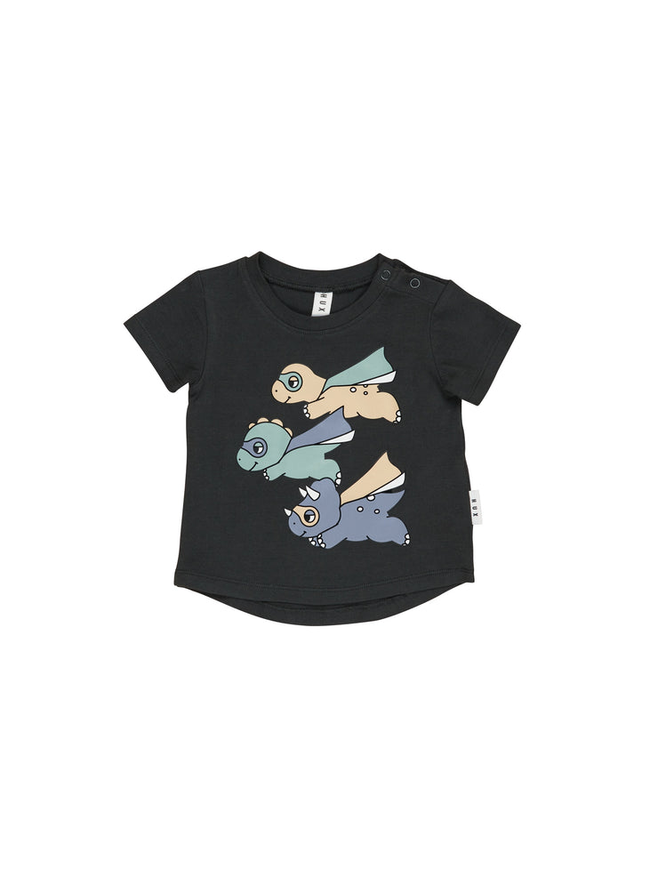 Dinos To The Rescue T Shirt - Soft Black Was $60 Now