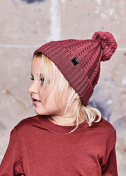 Little Flock of Horrors Merino Thick As Thieves Beanie - Currant Was $45