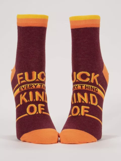 Womens Ankle Socks - F** Everything