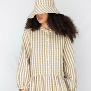 ReCreate Form Hat - Olive Gingham Was $70 Now