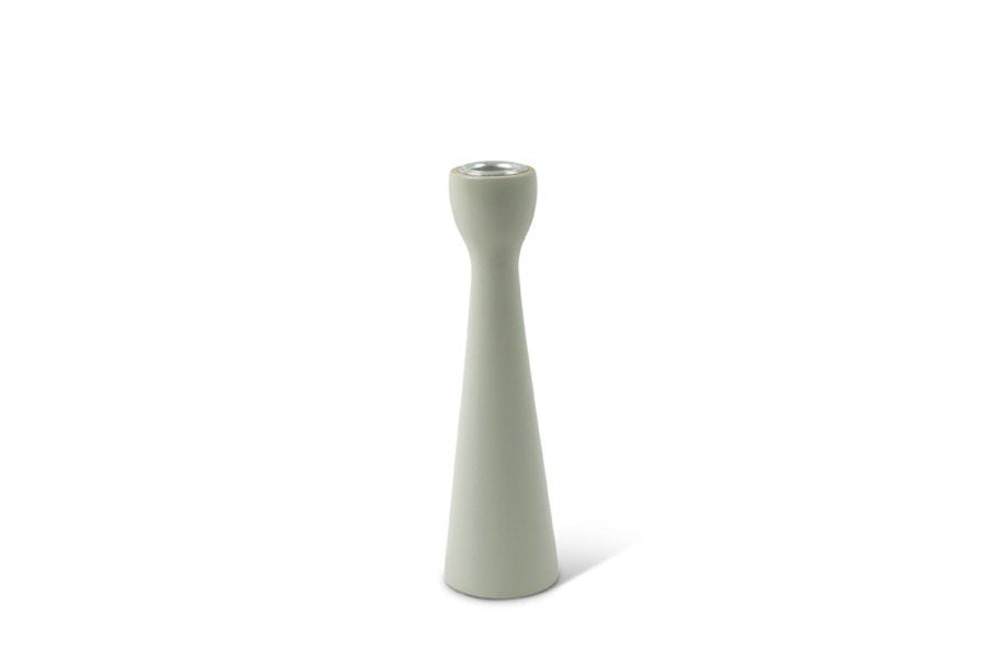 Wooden Candleholder 20cm Sand