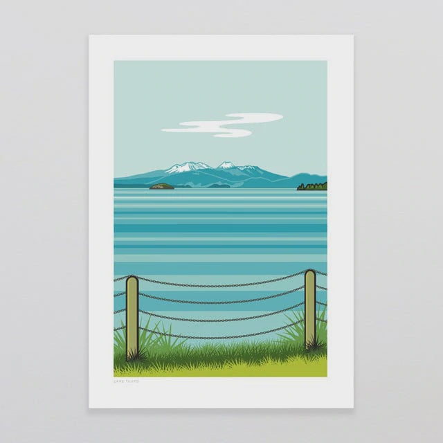 Glenn Jones Print - Lake Taupo