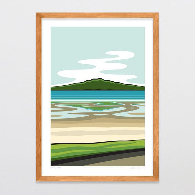 Glenn Jones Print - Rangitoto