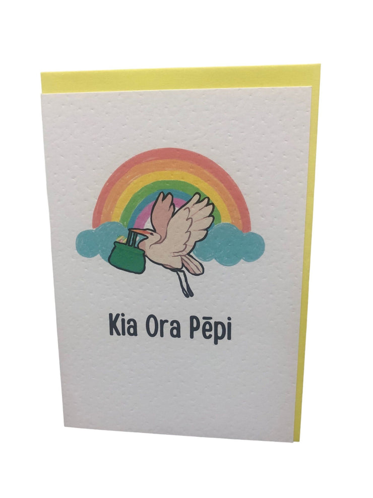 Kia Ora Pepi Greeting Cards