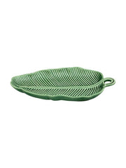 Banana Leaf Platter Green 265mm Long