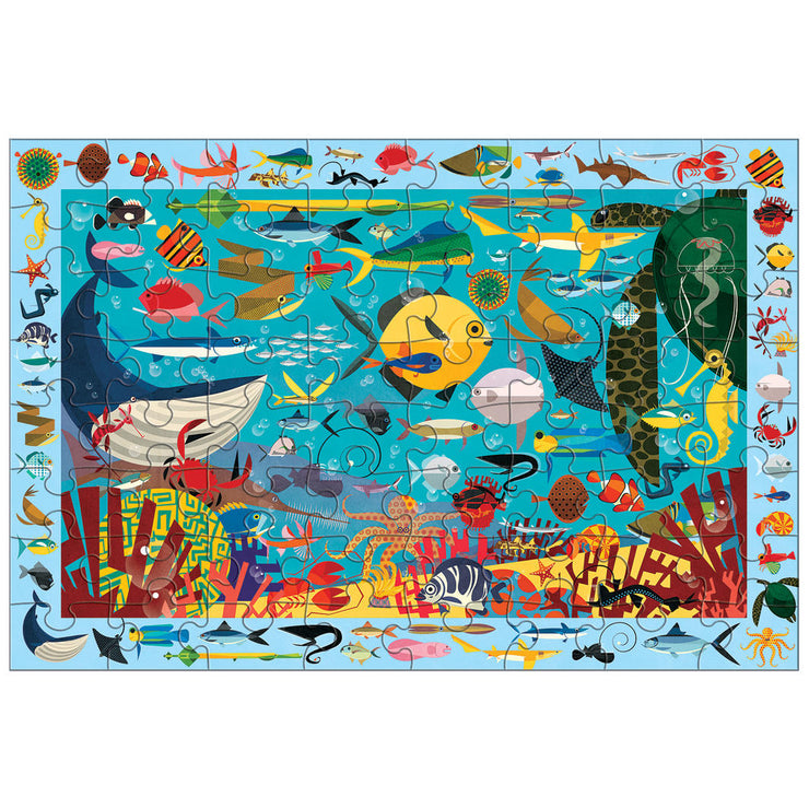 Ocean Life Search and Find Puzzle