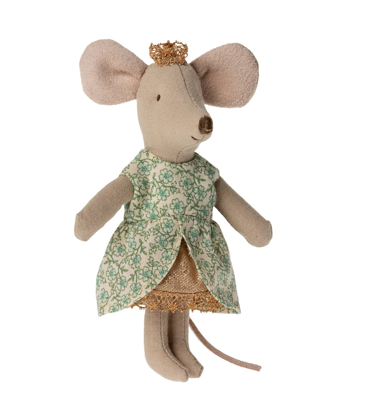Maileg Princess Mouse In Matchbox - Green