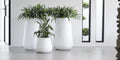 Pure Cone Recycled Plastic Planter - White