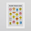 Glenn Jones Print - Rugby Road Code