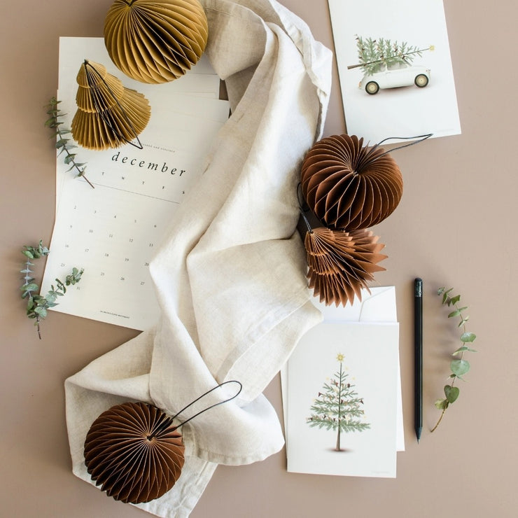 Rust Paper Jewel Ornament 8.5cm