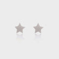 Sterling Silver Star Stud Earrings