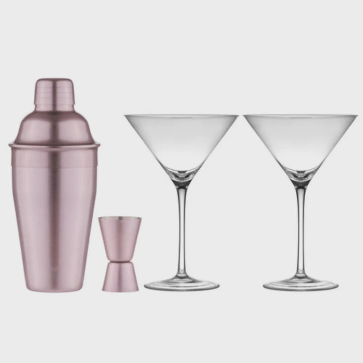 Aurora Blush 3 Piece Cocktail Set