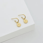 Gold Plated Vega Hoop Earrings